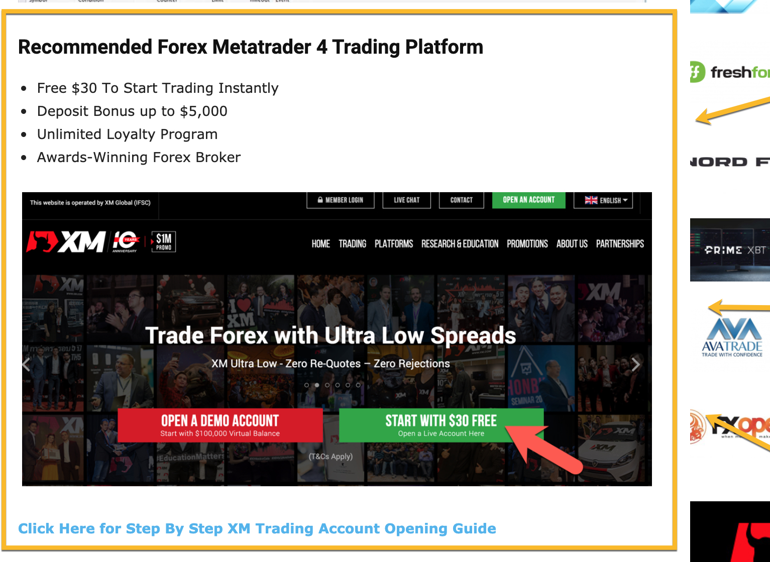 Forex Recommended Broker Ads