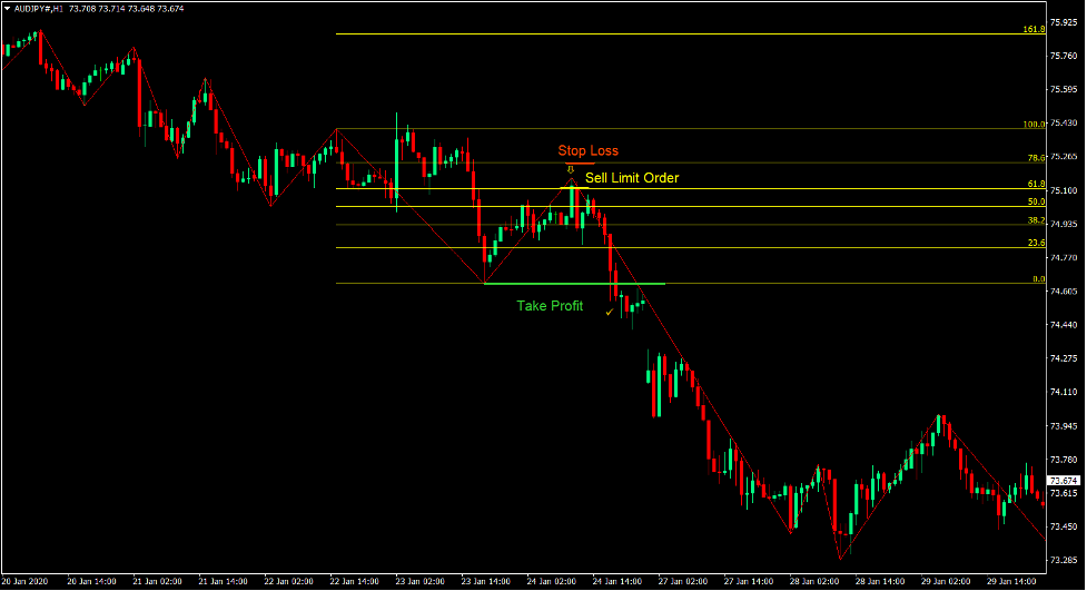 Fibonacci Price Swing Trend Forex Trading Strategie 3